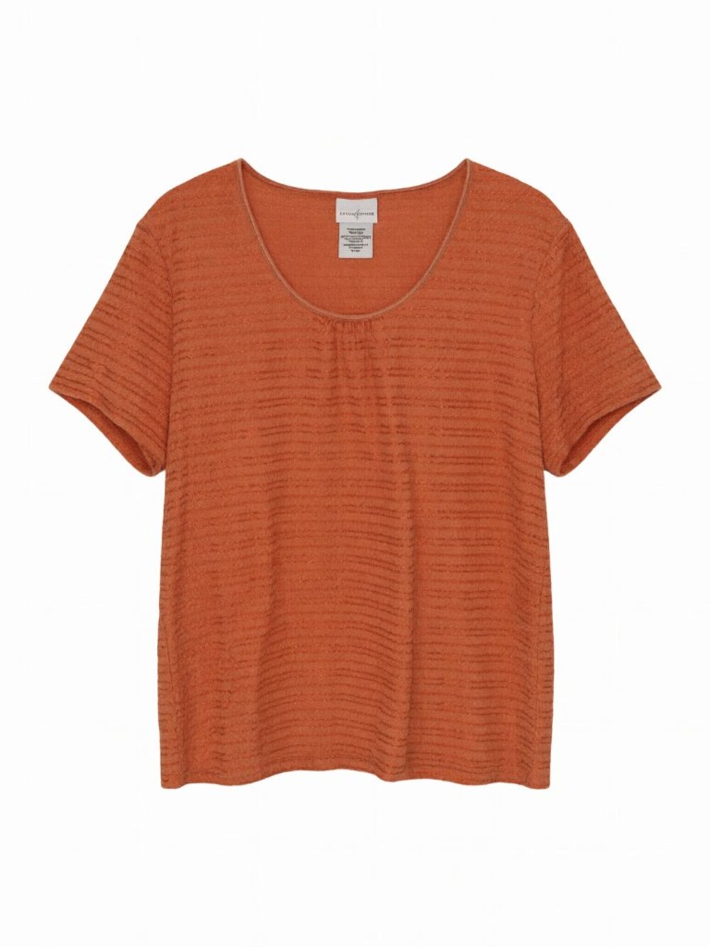 Jaclyn Smith Women's Short Sleeve Top L